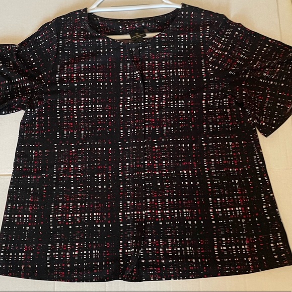 WORTHINGTON PETITE SHORT SLEEVE, ROUND NECK, CAREER KNIT TOP. Great UC - Picture 11 of 16